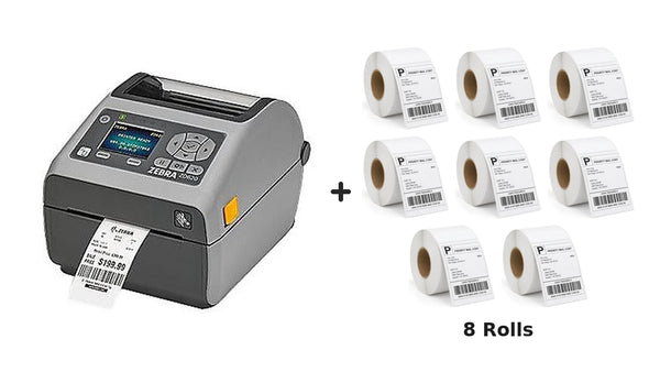 Zebra ZD620 Thermal Label Printer ZD-620 + Driver & Manual