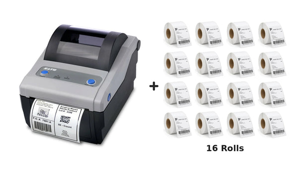 SATO CG412 Desktop Thermal Label Barcode Printer