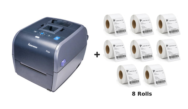 Intermec PC43T Thermal Label Printer + Driver & Manual