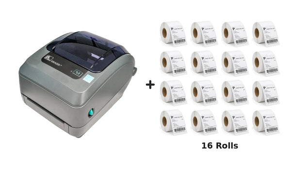 Zebra GK-420T Thermal Label Printer GK420T + Driver & Manual
