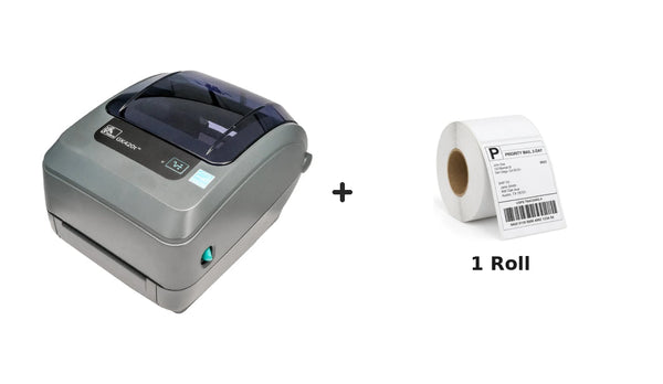 Zebra GK-420T Thermal Label Printer GK420T + Driver & Manual