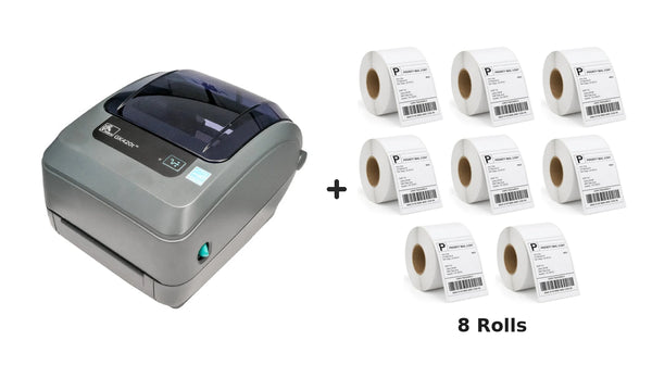 Zebra GK-420T Thermal Label Printer GK420T + Driver & Manual