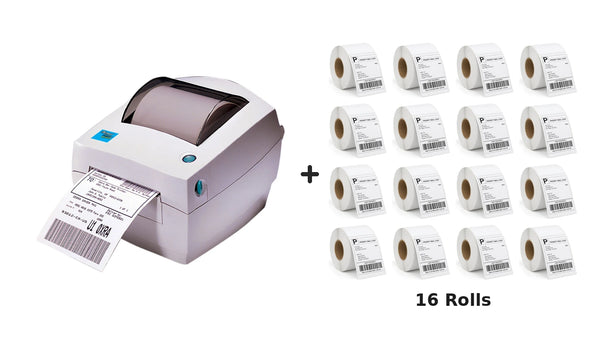 Zebra LP-2442 Thermal Label Printer LP2442 + Driver & Manual