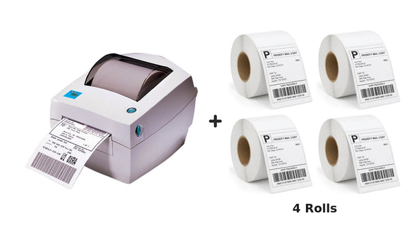 Zebra LP-2442 Thermal Label Printer LP2442 + Driver & Manual