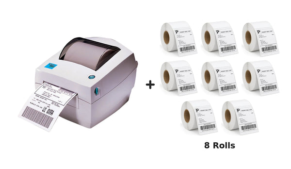 Zebra LP-2442 Thermal Label Printer LP2442 + Driver & Manual