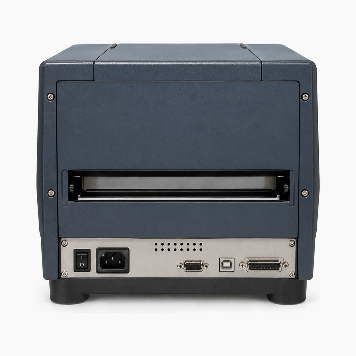 I-4212e thermal label printer rear view