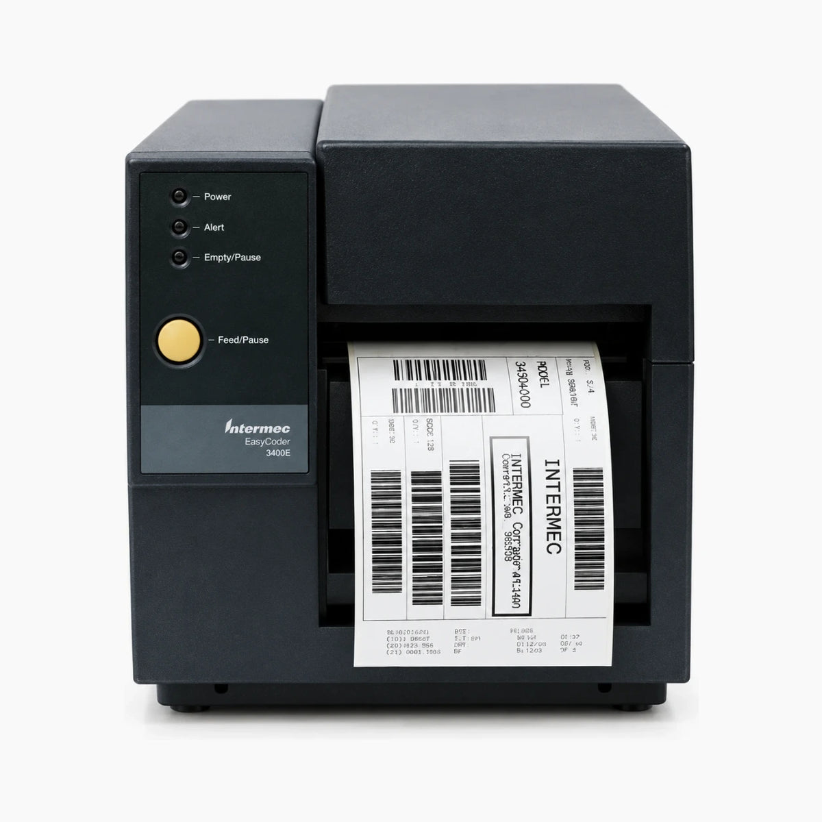 Intermec 3400E EasyCoder thermal barcode label printer, front view