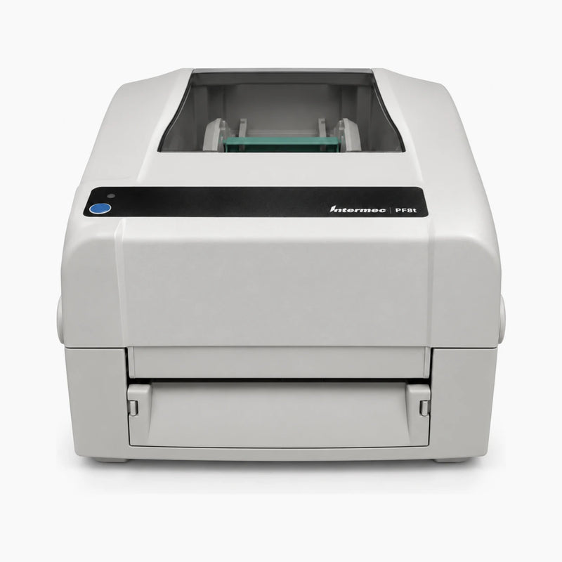 Intermec EasyCoder PF8t thermal label printer, front view