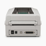 Intermec EasyCoder PF8t thermal label printer, rear view