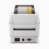 Zebra LP 2824 Plus thermal label printer rear view
