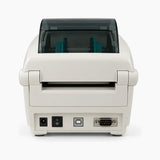 Zebra LP 2824 thermal label printer rear view