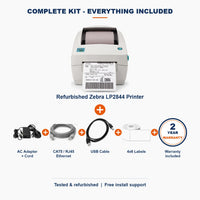 NETWORK PRO Zebra LP2844 Shipping Label Printer