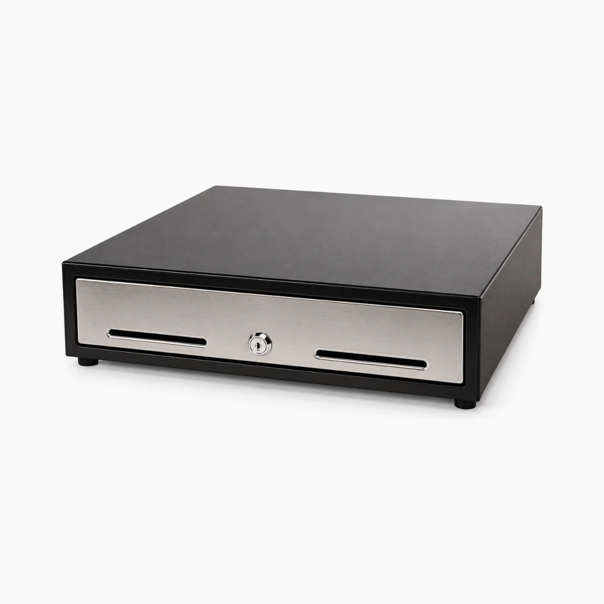 MS cash drawer CF-405 angled view