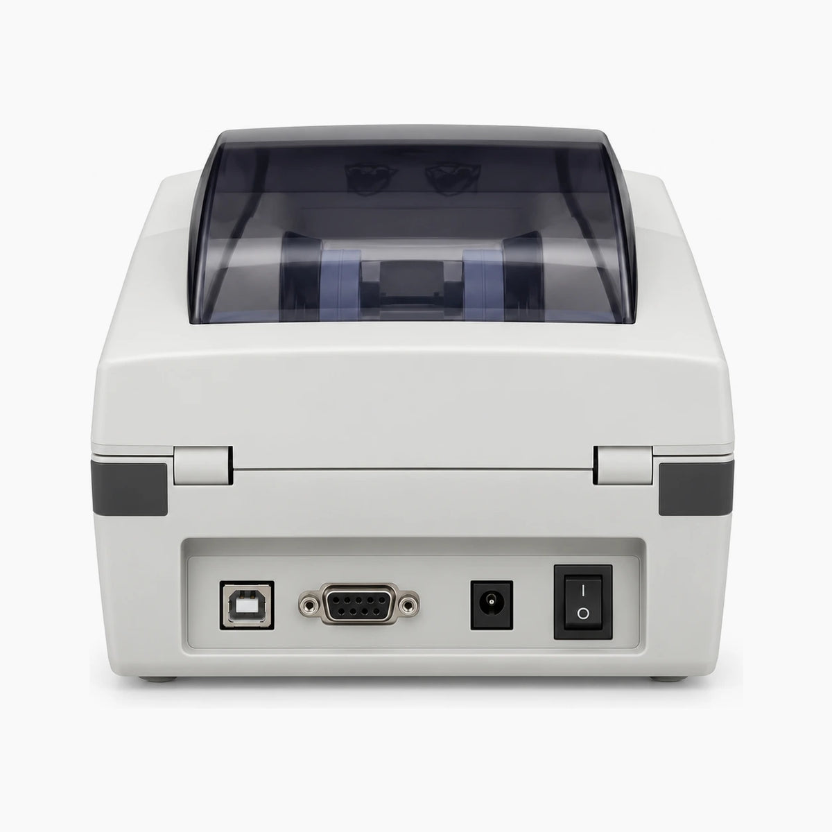 OKI LD620D thermal label printer, rear view