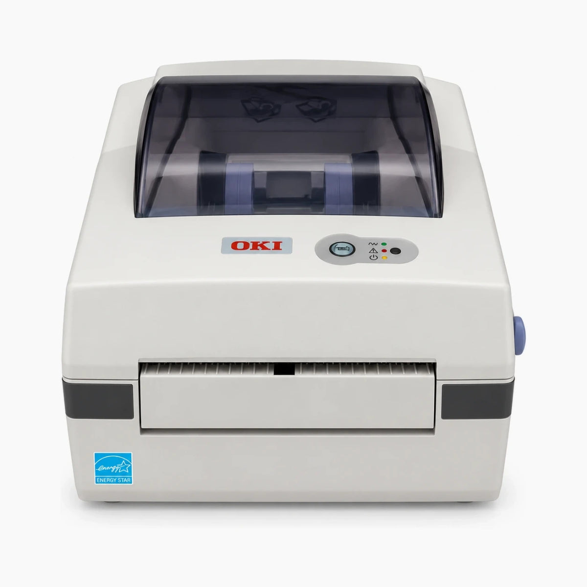 OKI Data LD620D thermal receipt and barcode printer, front view