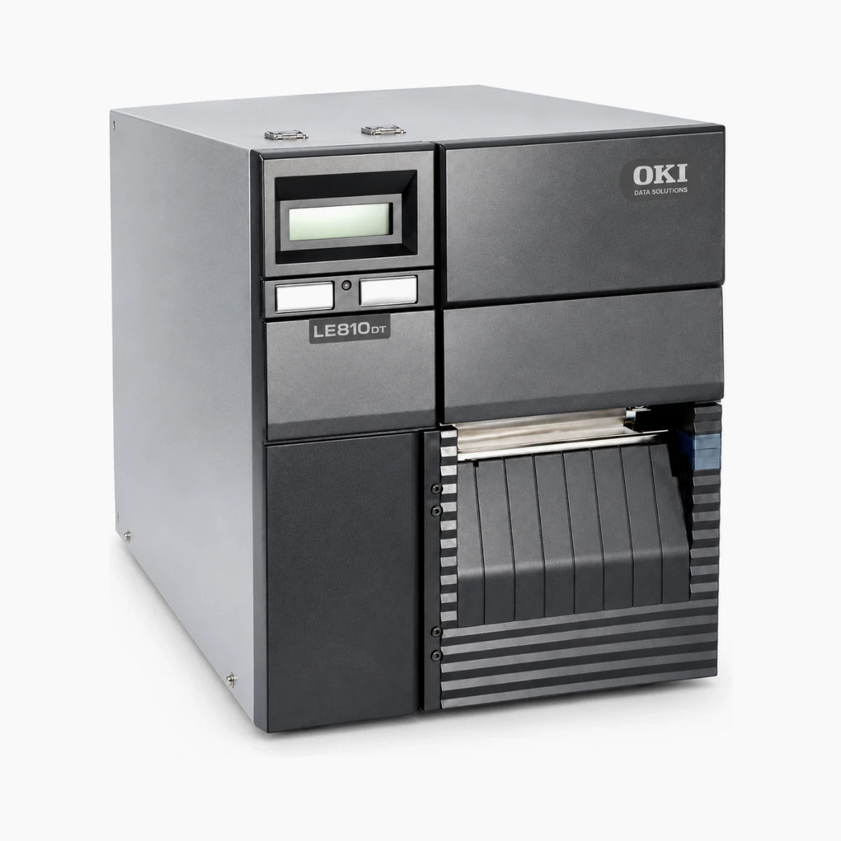 OKI LE810DU thermal printer angled view