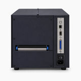 Printronix T5000 industrial thermal label printer, rear view