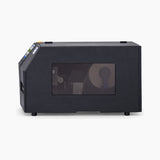 Printronix T5000 industrial thermal label printer, side view