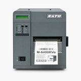 SATO M-8400RVe industrial label printer front view