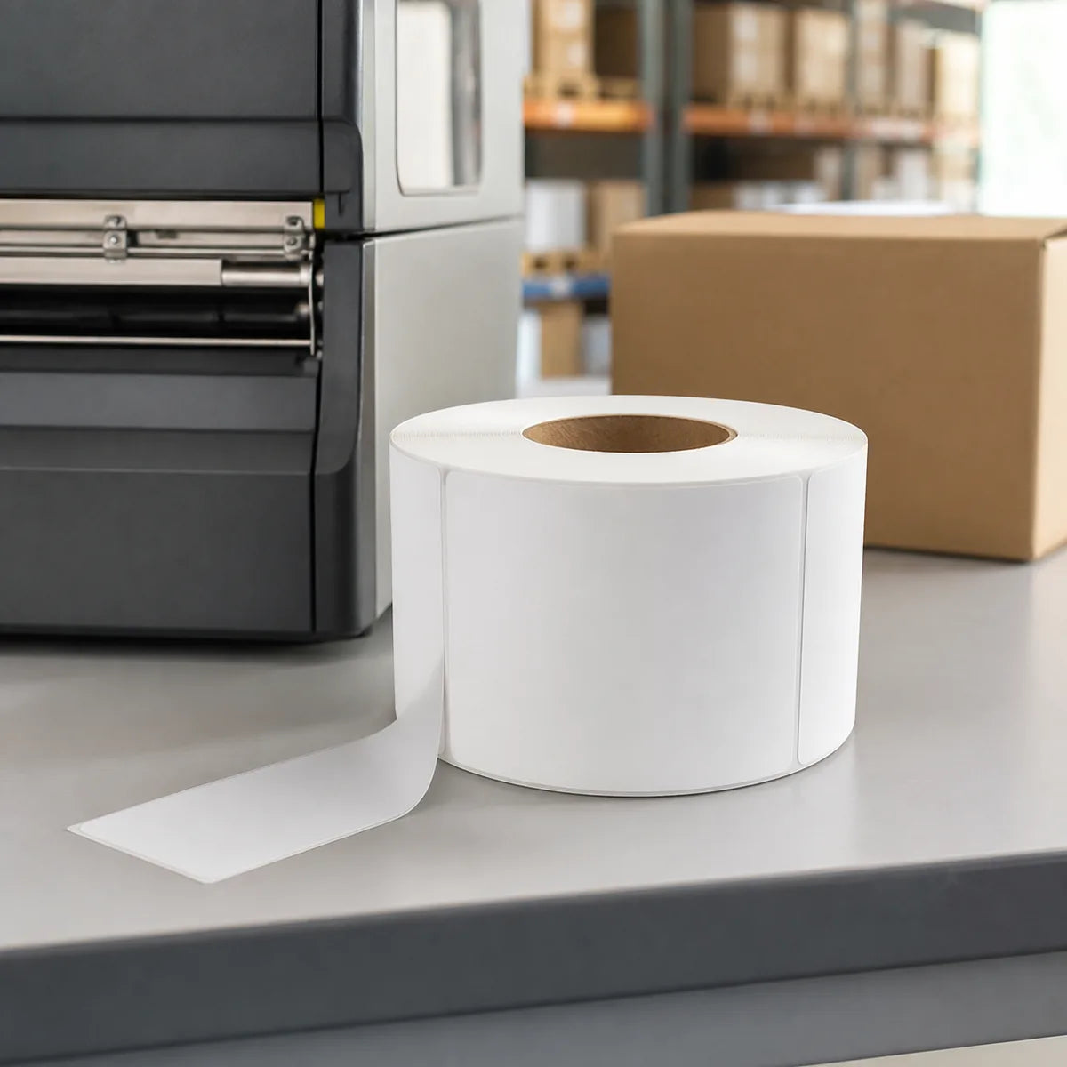 1 Roll - 4x6 Industrial 3" Core Thermal Shipping Label 1000/Roll