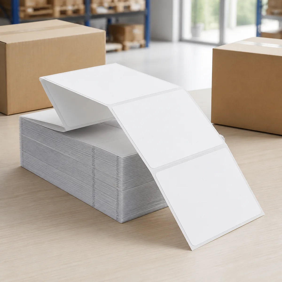 2000 FanFold Label pack 4x6 Direct Thermal Shipping Label