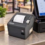 Epson TM-T88 receipt printer in use