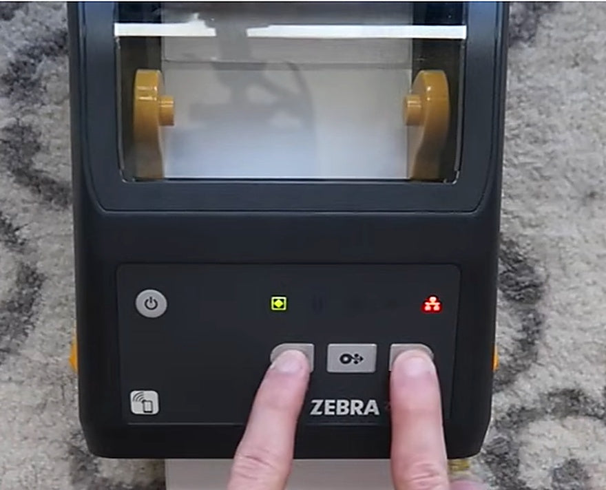 Press and hold Pause + Cancel together to run a manual calibration.