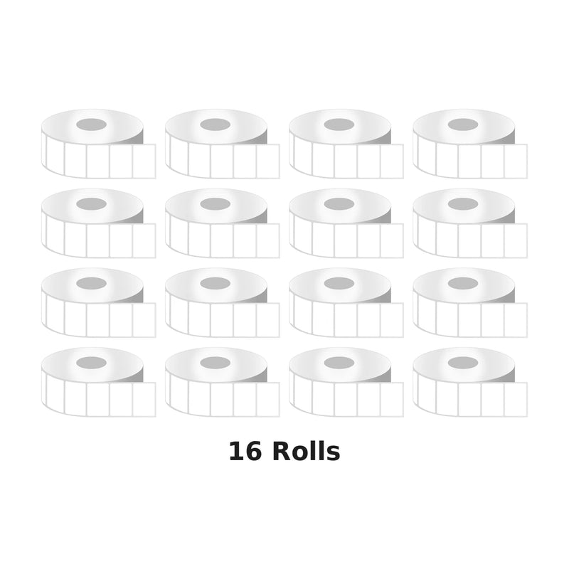 16 rolls of 2x1 direct thermal labels