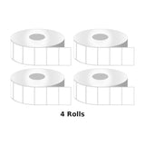 4 rolls of 2x1 direct thermal labels