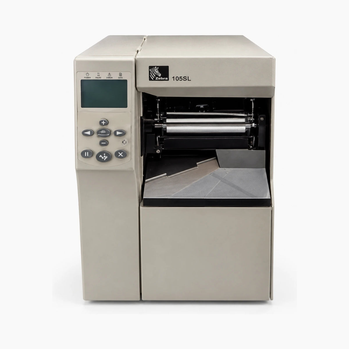 Zebra 105SL industrial label printer front view