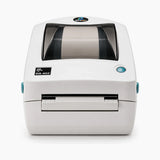 Zebra DA-402 thermal label printer, front view