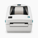 Zebra DA402 thermal label printer, front view