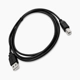 6ft USB cable for Zebra Eltron printers front view