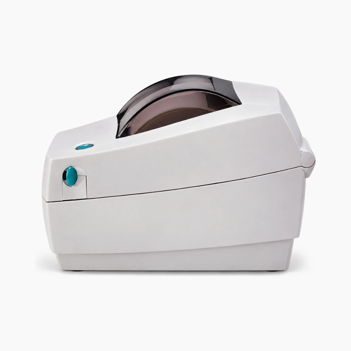 Zebra LP2844 thermal label printer side view