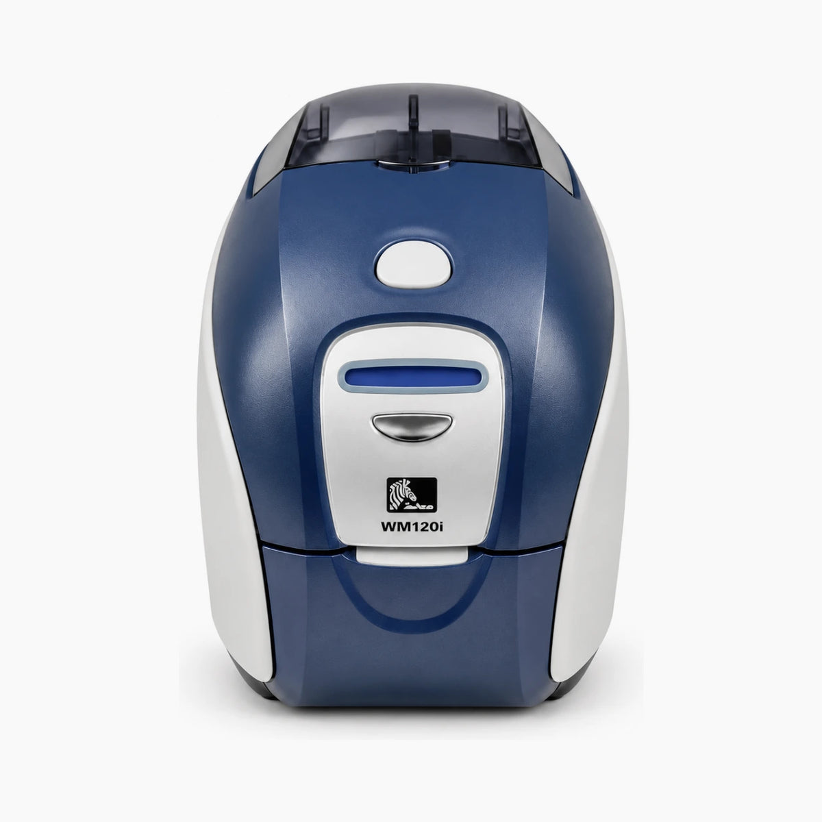 Zebra P120i card printer, front view