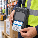 Zebra QL320 Plus mobile printer in use