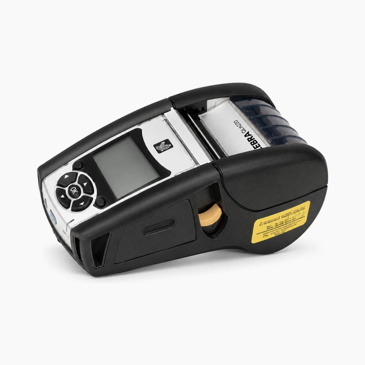 Zebra QLN220 mobile printer, side view
