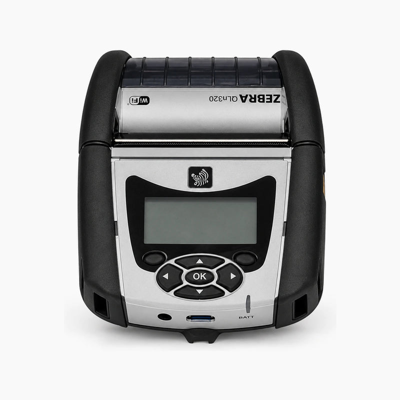 Zebra QLN320 mobile printer, front view