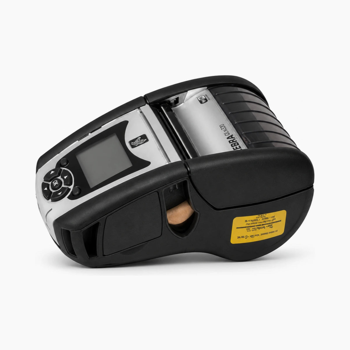Zebra QLN320 mobile printer, side view