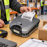 Zebra RP4T RFID mobile printer in use
