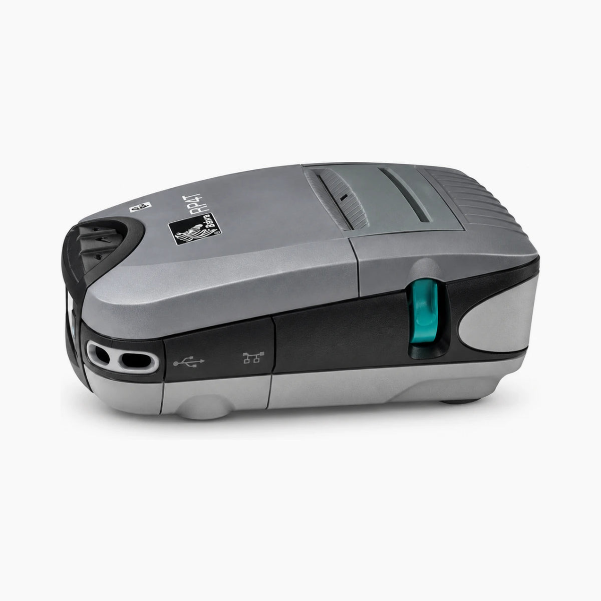 Zebra RP4T RFID mobile printer, side view