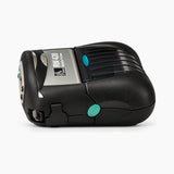 Zebra RW420 mobile printer, side view