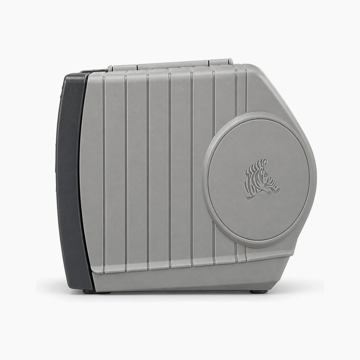 Zebra S600 industrial label printer, side view