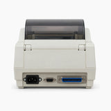 Zebra TLP-2742 thermal label printer, rear view