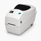 Zebra TLP 2824 thermal label printer, angled view