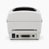 Zebra TLP 2824 thermal label printer, rear view