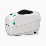 Zebra TLP 2824 thermal label printer, side view