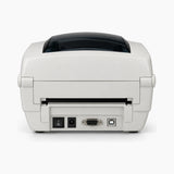 Zebra TLP 2844 thermal label printer, rear view