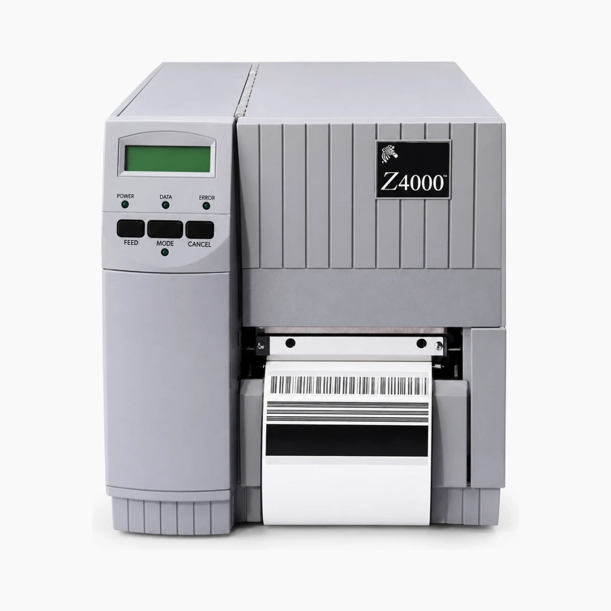 Zebra Z4000 industrial thermal label printer – front view