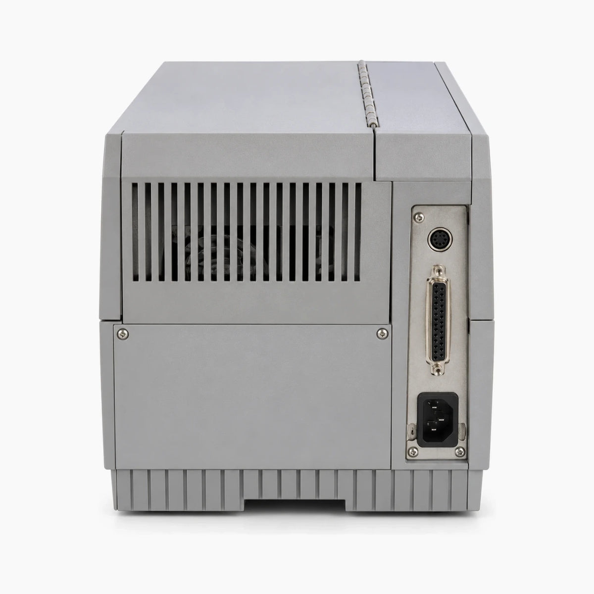 Zebra Z4000 industrial thermal label printer – rear view